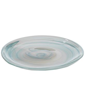 Zodax Ibiza 6Pc Set 8.25In Free Flow Alabaster Glass Plate