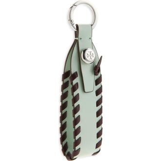 Tory Burch Woven Leather Bag Charm in Light Green at Nordstrom