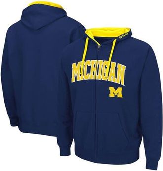 Colosseum Mens Colosseum Navy Michigan Wolverines Big & Tall Full-Zip Hoodie at Nordstrom, Size Xxx-Large