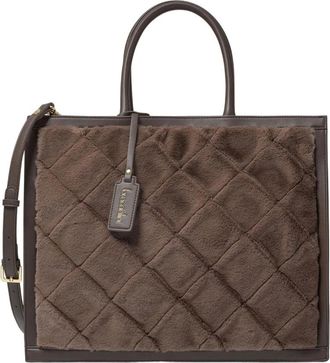 Braccialini Eridan Schoudertas - Dames - Shoppers - Bruin - ONE Size - Leer - Tassen