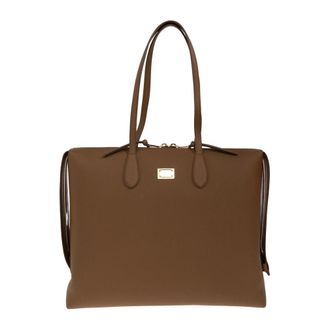 Dolce & Gabbana Vittoria Bag - Dames - Shoppers - Bruin - ONE Size - Leer - Tassen