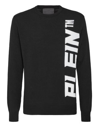 Philipp Plein Wool Pullover Round Neck LS