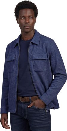 Baileys Overshirt Baileys donkerblauw dubbele borstzak