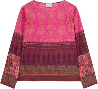 Pierre-Louis Mascia Aloe Longsleeve Shirt - Dames - Blouses - Roze - XS - Overhemden