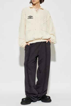 Umbro Sweatshirt With vintage Effect, Mens, Cream