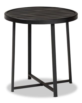 Baxton Studio Dnu Unprofitable Baxton Studio Sadiya Modern Industrial Outdoor Side Table