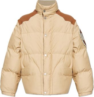 Golden Goose Jas met afneembare mouwen - Heren - Winterjassen - Beige - M - Leer - Jassen