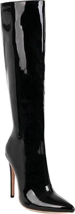 Generic Women Long Stiletto Boots Pointed Toe Side Zipper Winter Slim Knee High Casual Boot