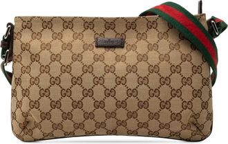 Gucci Pre-owned Gucci GG Canvas Web Crossbody Ladies 2OZ6H9H6JP8SA4OA