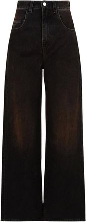 Icon Denim Los Angeles Poppy Wide Jeans - - Jeans - Donna - Nero - W25