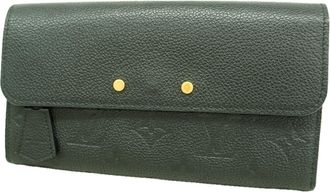Louis Vuitton Noir Long Wallet (Bi-Fold) (Pre-Owned)