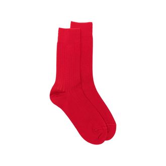 ANT45 Urbana Long Ribbed-knit Socks