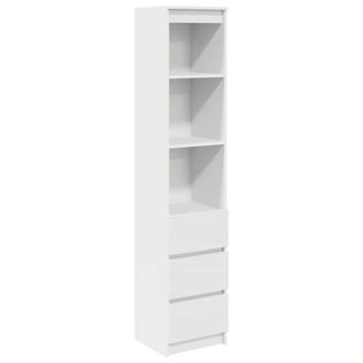 Berkfield Home Highboard White 37.5x35x180 cm Engineered Wood