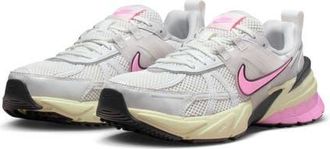 Nike V2K Run Sneaker in Summit White/Pink Spell/Grey at Nordstrom, Size 11.5