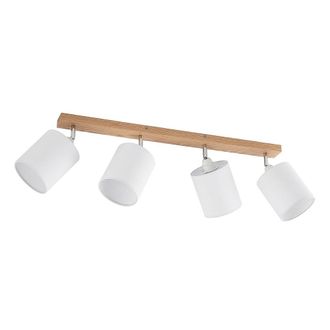 Lindby Foco de Madera Marr&oacute;n