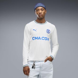 Puma Maglia a maniche lunghe Home Olympique de Marseille 26/27 da uomo, Abbigliamento, Bianco, 3XL