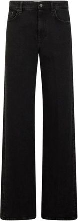 Iceberg Wijde Jeans - Dames - Jeans - Zwart - Maat: W27 Denim
