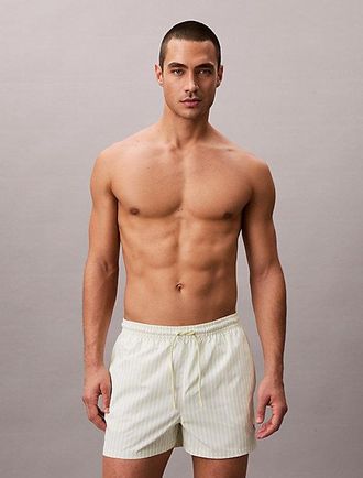 Calvin Klein Short Drawstring Swim Shorts - CK Monogram