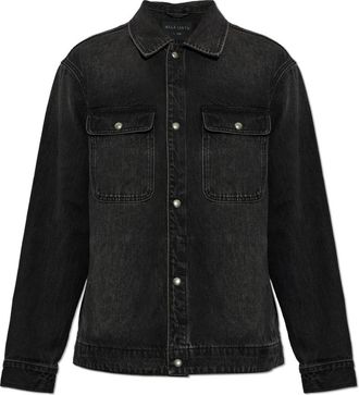 AllSaints Jassen, Heren, Zwart, L, Denim, Castleford Denim Jacket
