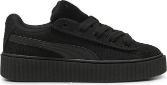 Puma Womens Fenty X Creeper Phatty Corduroy Lace Up Sneakers Shoes Casual - Black, Black, 3.5 UK