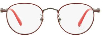 Moncler ML5204H Oval Optical Eyeglasses - Red