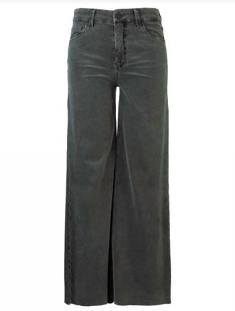 Kut from the Kloth Womens Meg High Rise Wide Leg Jeans In Pewter Green