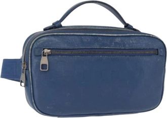 Louis Vuitton Pre-owned Vintage Heuptas - Dames - Vintage Heuptassen - Blauw - ONE Size - Leer - Vintage