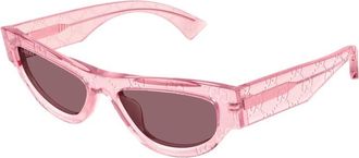 Gucci Red Cat Eye Ladies Sunglasses GG1834S 010 53