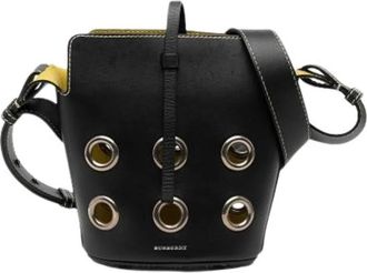 Burberry Pre-owned Bucket Bag - Dames - Vintage Tas - Zwart - ONE Size - Leer - Vintage