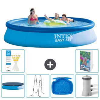 Intex Piscina Easy Set Redonda - 396x84 Cm - 7-piezas S140