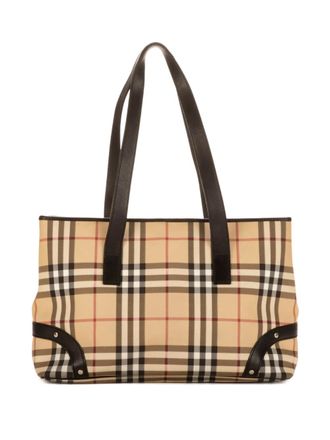 Burberry Geruite shopper - Beige