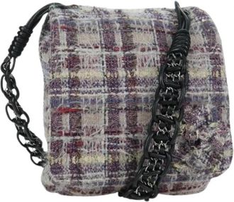 Chanel Pre-owned Vintage Schoudertas - Dames - Vintage Schoudertas - Veelkleurig - ONE Size - Su&egrave;de - Vintage