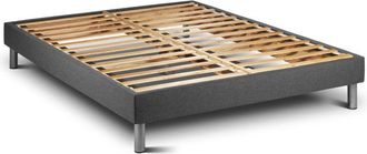 VITALIT Pack Colch&oacute;n Gris Muelles Y Viscoel&aacute;stica 200 X 200