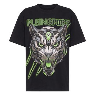 Plein Sport Heren, Sport, Zwart, Maat: 3XL Katoen