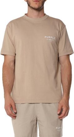 Purple Logo Graphic Cotton Jersey T-Shirt in Brown at Nordstrom, Size Xx-Large