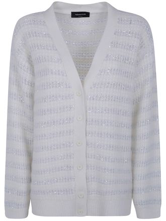 Fabiana Filippi Cardigan Wool Blend Beige