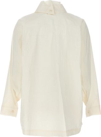 Issey Miyake Womens White Fibers Blouse