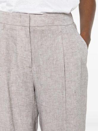 PESERICO Womens Pleated-Design Trousers Ss26 W