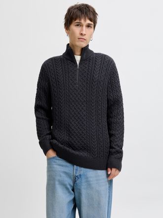 Jack & Jones Troyer »JPRBLUSEAN KNIT CABLE HALF ZIP SN«