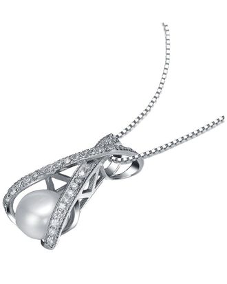 Genevive Silver Cz Pendant