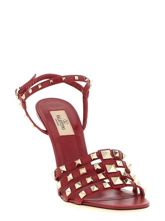 Valentino Garavani Rockstud Sandal - Red