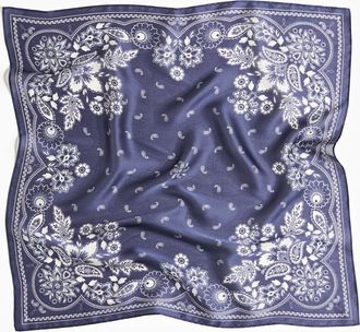 H&M Gemustertes Tuch - Blue