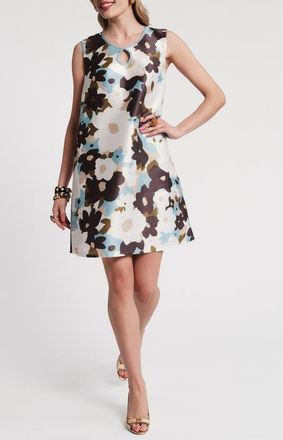 Frances Valentine Jean Keyhole Shift Dress Morning Dew in Blue/multi at Nordstrom, Size X-Small