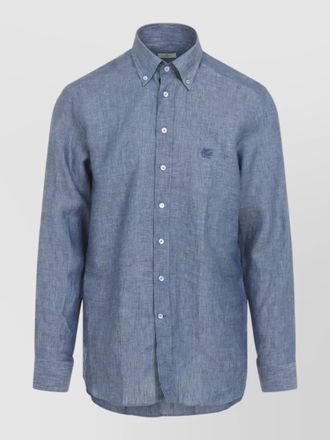 Etro linen long-sleeve shirt
