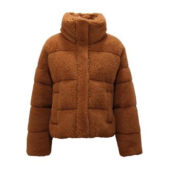 Max Mara R1104 Piumino Teddy Weekend Alfo WO Jacket - female - Max Mara - Faux Fur & Shearling Jackets - Brown - S - Jackets