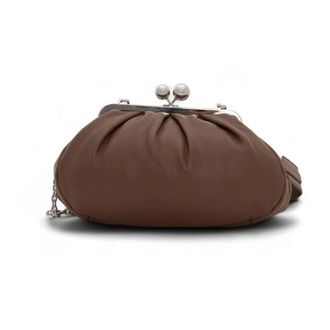 Max Mara Clutches, female, Brown, Size: ONE SIZE Pasticcino Cubico Bag