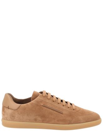 Ermenegildo Zegna Beige Solid-232 Sneakers