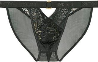 HOM WOH Pure Seduction Tanga Briefs in Black at Nordstrom, Size X-Large