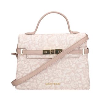 Marc Ellis Around M Flower - Dames - Handtassen - Beige - ONE Size - Leer - Tassen