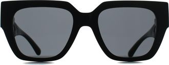 Versace Square Womens Black Dark Grey VE4409 - One Size